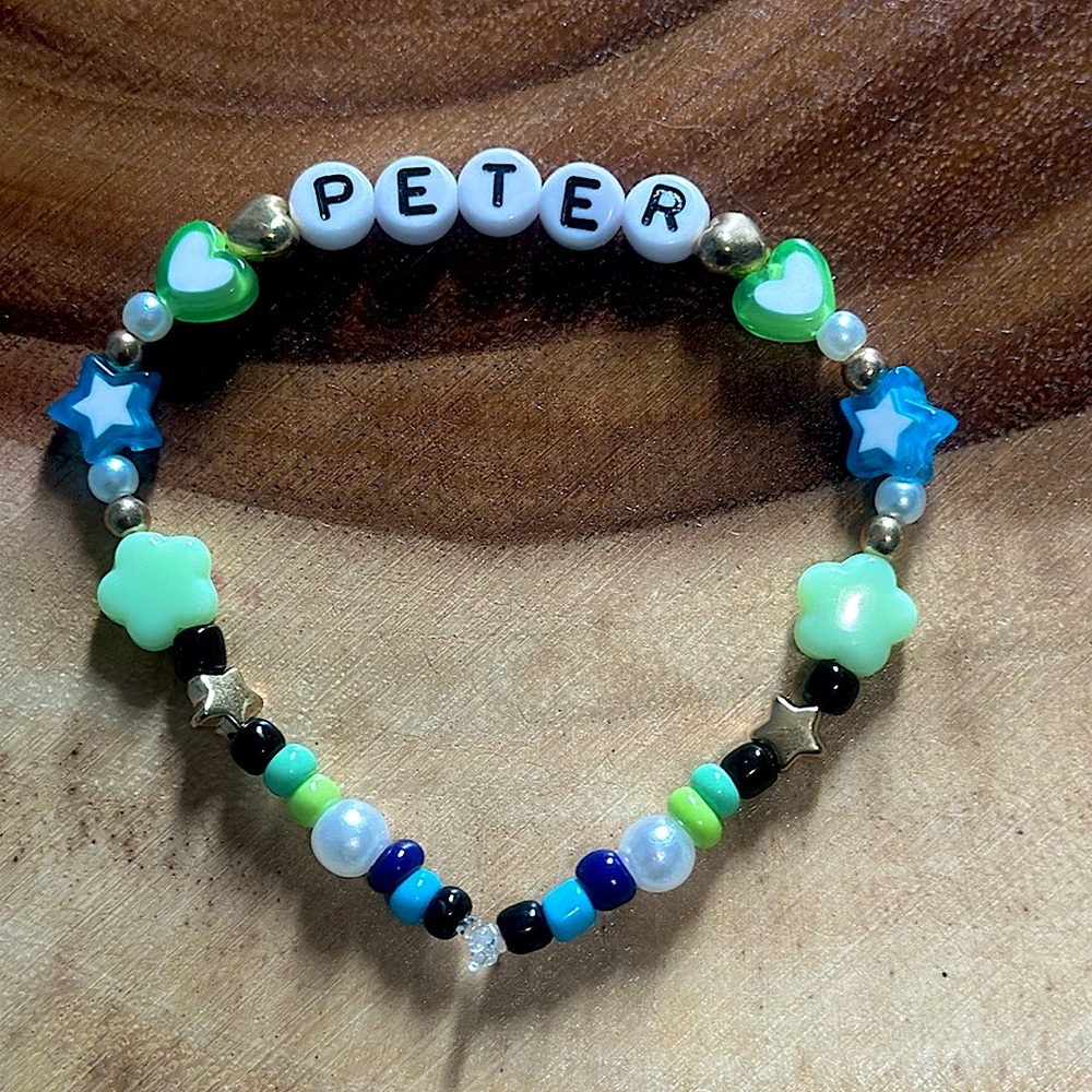 5 for $10 Taylor Swift Handmade Friendship Beaded Bracelet
“Peter”